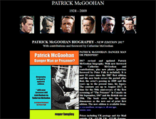 Tablet Screenshot of patrickmcgoohan.org.uk